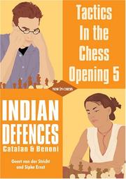 Cover of: Tactics in the Chess Opening: Indian Defences (Tactics in the Chess Opening)