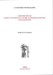 Cover of: Lob der Ištar: Gebet und Ritual an die altbabylonische Venusgöttin Tanatti Ištar