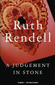 Cover of: A judgement in stone by Ruth Rendell