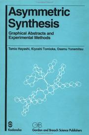 Cover of: Asymmetric synthesis by Tamio Hayashi