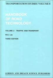 Handbook of road technology by M. G. Lay