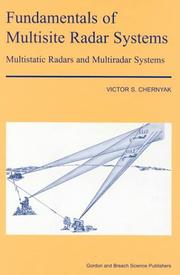 Cover of: Fundamentals of multisite radar systems by Victor S. Chernyak