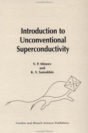 Cover of: Introduction to unconventional superconductivity