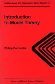 Introduction to model theory by Philipp Rothmaler