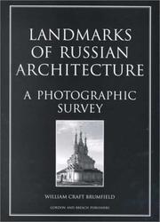 Cover of: Landmarks of Russian architecture by William Craft Brumfield