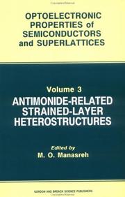 Antimonide-Related Strained-Layer Heterostructures by M. O. Manasreh