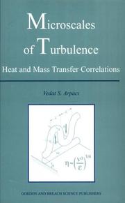 Cover of: Microscales of Turbulence: Heat and Mass Transfer Correlations