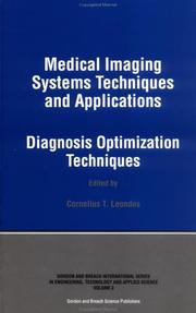 Cover of: Medical Imaging Systems Techniques and Applications by LEONDES