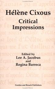 Cover of: Hélène Cixous: critical impressions
