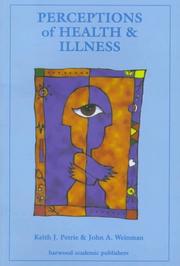 Cover of: Perceptions of Health and Illness: Current Research and Applications