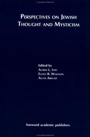 Cover of: Perspectives on Jewish thought and mysticism by edited by Alfred L. Ivry, Elliot R. Wolfson, Allan Arkush.