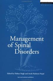 Cover of: Management of Spinal Disorders (Stanmore Orthopaedic Updates)