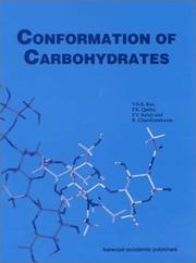 Cover of: Conformation of carbohydrates