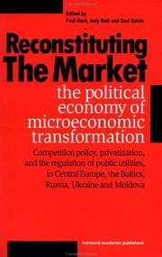 Cover of: Reconstituting the Market by Paul Hare