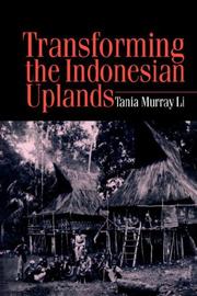 Cover of: Transforming the Indonesian Uplands: Marginality, Power and Production (Studies in Environmental Anthropology)