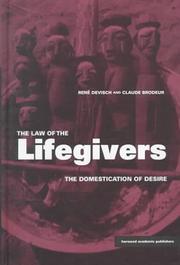 Cover of: Law of the Lifegivers: The Domestication of Desire