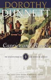 Cover of: Caprice and Rondo (The House of Niccolo, 7) by Dorothy Dunnett, Dorothy Dunnett