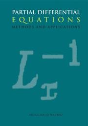 Cover of: Partial differential equations: methods and applications