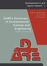 Cover of: DARE's dictionary of environmental sciences and engineering: English-French-Arabic