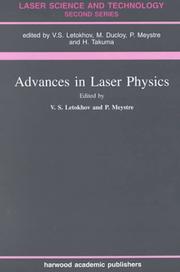 Cover of: Advances in laser physics
