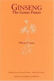 Cover of: Ginseng by William E. Court