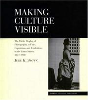 Cover of: Making Culture Visible: Photography and its Display at Industrial Fairs, International Exhibitions and Institutional Exhibitions in the United States 1847-1900 (Documenting the Image)