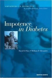 Impotence in diabetes by David E. Price, William D. Alexander, William Alexander undifferentiated