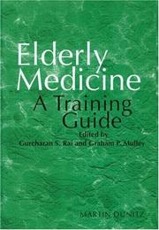 Cover of: Elderly Medicine: Specialist Guide