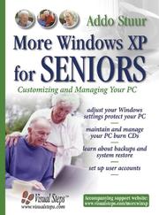 Cover of: More Windows XP for Seniors: Customizing and Managing Your PC (Computer Books for Seniors series)