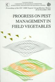 Cover of: Progress on Pest Management in Field Vegetables by R. Cavalloro