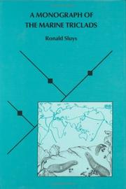 Cover of: A Monograph of the Marine Triclads by Ronald Sluys