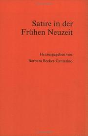 Cover of: Satire in der Fruehen Neuzeit (Daphnis 14, Heft 4)