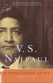 Between Father and Son by V. S. Naipaul