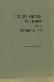 Cover of: Julien Green: religion and sensuality