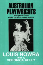 Cover of: Louis Nowra