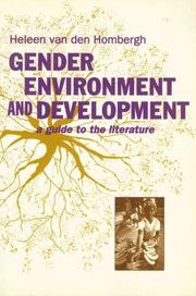 Cover of: Gender, environment, and development by Heleen van den Hombergh