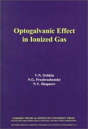 Cover of: Optogalvanic effect in ionized gas