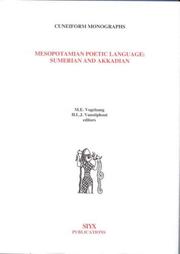Cover of: Mesopotamian Poetic Language Sumerian and Akkadian by 