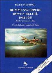 Cover of: Bommenwerpers boven België, 1942-1943 by Cynrik de Decker