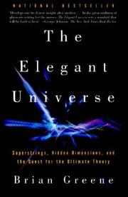 Cover of: The Elegant Universe: Superstrings, Hidden Dimensions, and the Quest for the Ultimate Theory