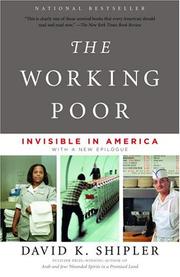 Cover of: The Working Poor by David K. Shipler
