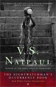 The Night Watchman's Occurrence Book by V. S. Naipaul