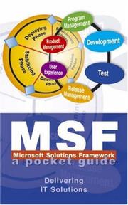 Cover of: Microsoft Solutions Framework (MSF) by Marlys Keeton