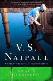 Cover of: An Area of Darkness by V. S. Naipaul