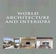 Cover of: World Architecture and Interiors