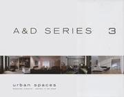 Cover of: A&D, Series 3: Urban Spaces (Architecture & Design)