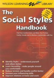 The Social Styles Handbook by Wilson Learning Library