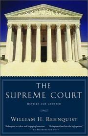 Cover of: The Supreme Court by William H. Rehnquist