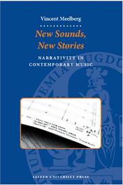 Cover of: New Sounds, New Stories by Meelberg, Vincent