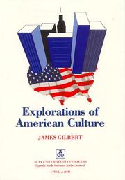 Cover of: Explorations of American culture